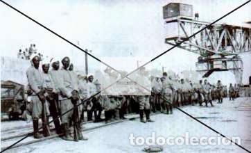 Nuevo: LA GUERRA DE ESPA&Ntilde;A EN AFRICA, DESEMBARCO TROPAS EN MELILLA, TD 82