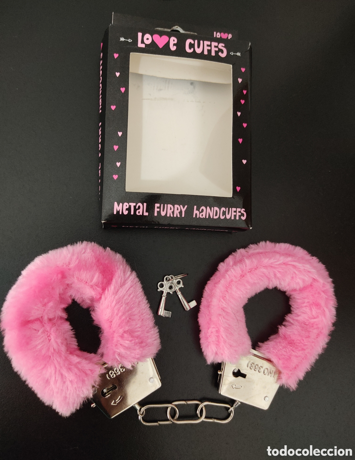 Nuevo: Esposas de Metal con Peluche y Llaves nuevas
