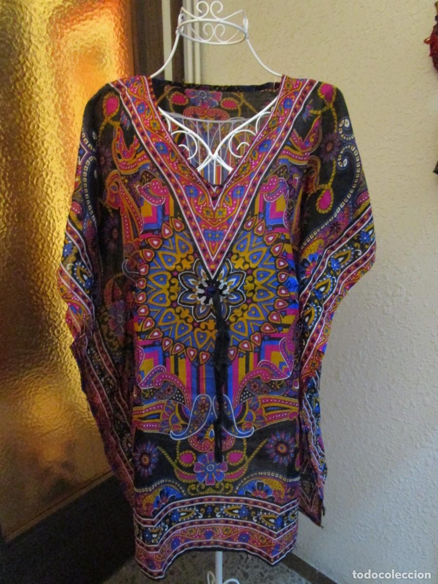 Nuevo: PRECIOSO CAFTAN O VESTIDO PLAYERO