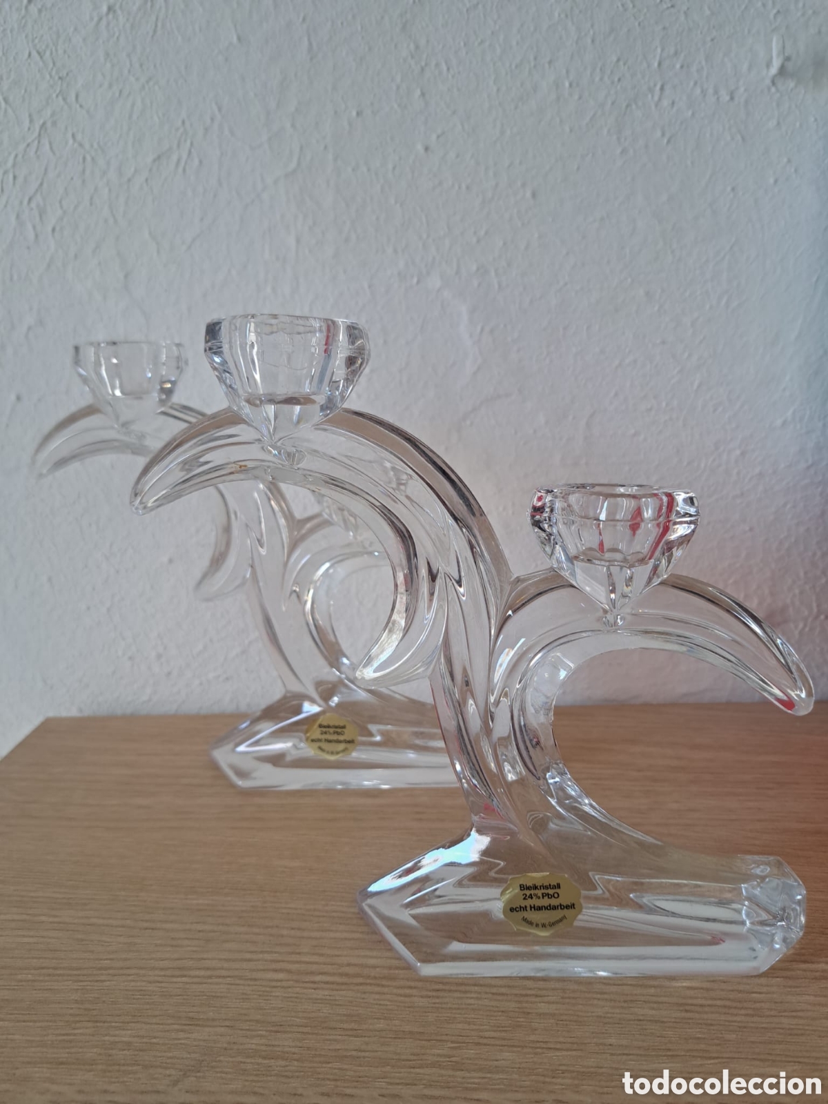Nuevo: Candelabros de cristal alem&aacute;n - Foto 3