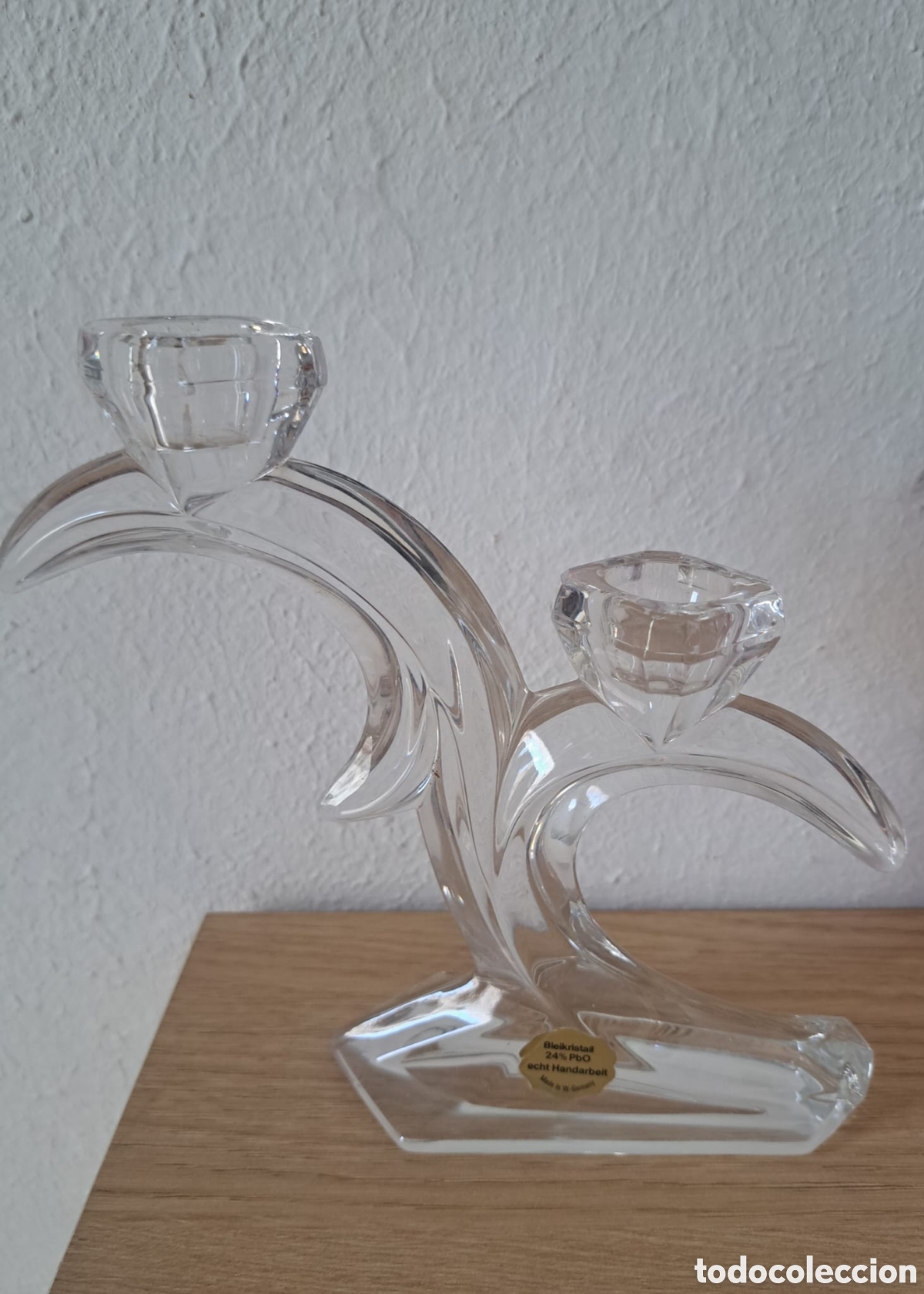 Nuevo: Candelabros de cristal alem&aacute;n