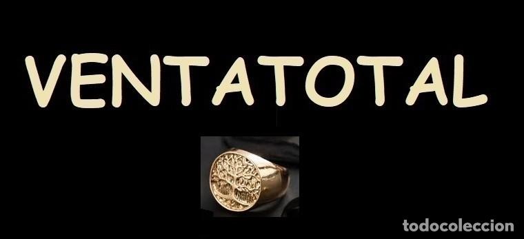 Nuevo: ANILLO SELLO ARBOL DE LA VIDA ES DE ORO TALLA 9 ES DE 22 KILATES LAMINADO PESA 7,8 GRAMOS