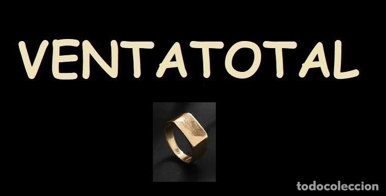 Nuevo: ANILLO SELLO ES DE ORO TALLA 9 ES DE 22 KILATES LAMINADO PESA 4 GRAMOS