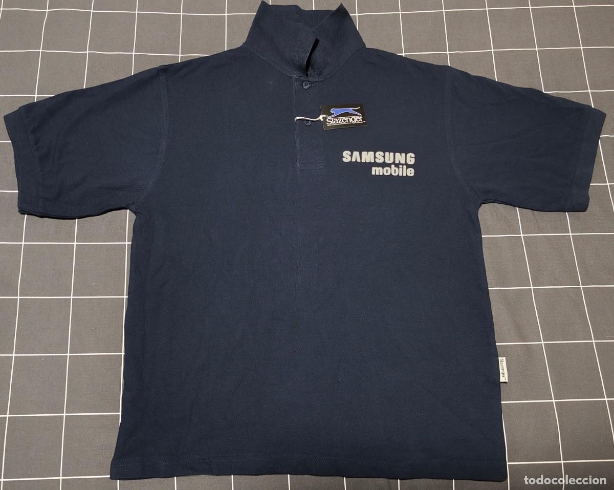 Nuevo: POLO SIN ESTRENAR SLAZENGER - TALLA S &middot; SAMSUNG MOBILE / SAMSUNG OMNIA (DE FINALES D&Eacute;CADA 2000)