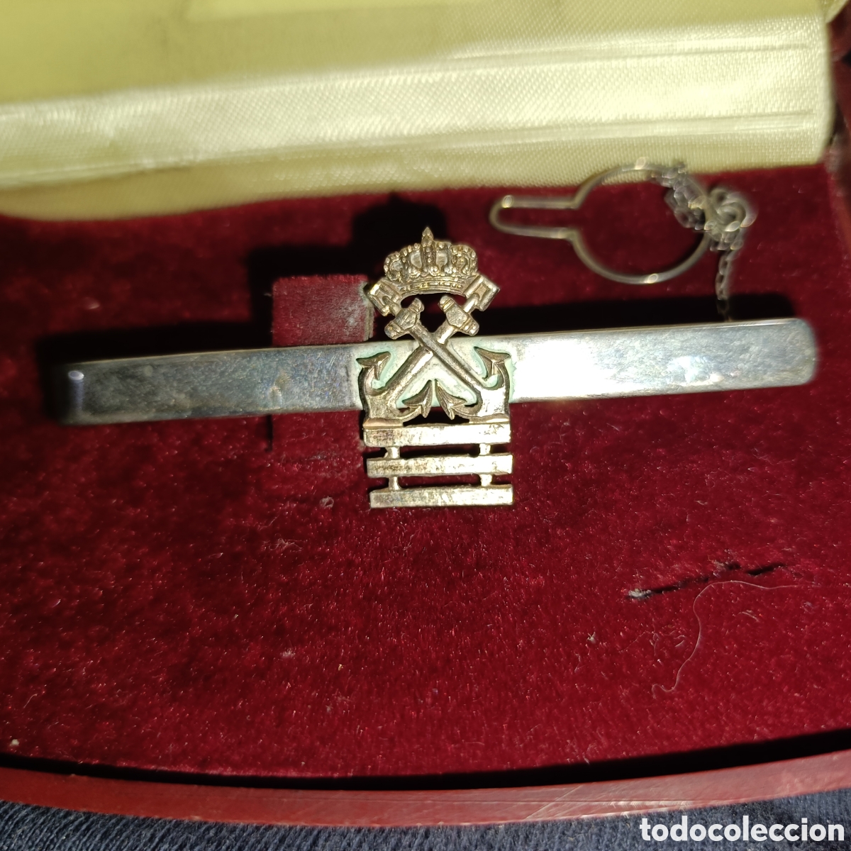 Nuevo: Pisacorbatas realizado en plata de capit&aacute;n de yate - Foto 2