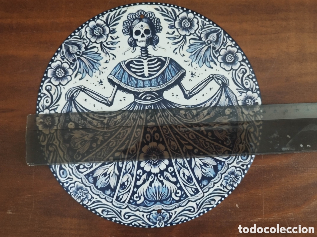 Nuevo: Placa redonda metal decoraci&oacute;n - Foto 3
