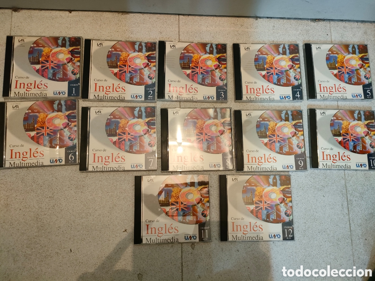 Nuevo: CURSO DE INGLES EN CD, 12 CDS