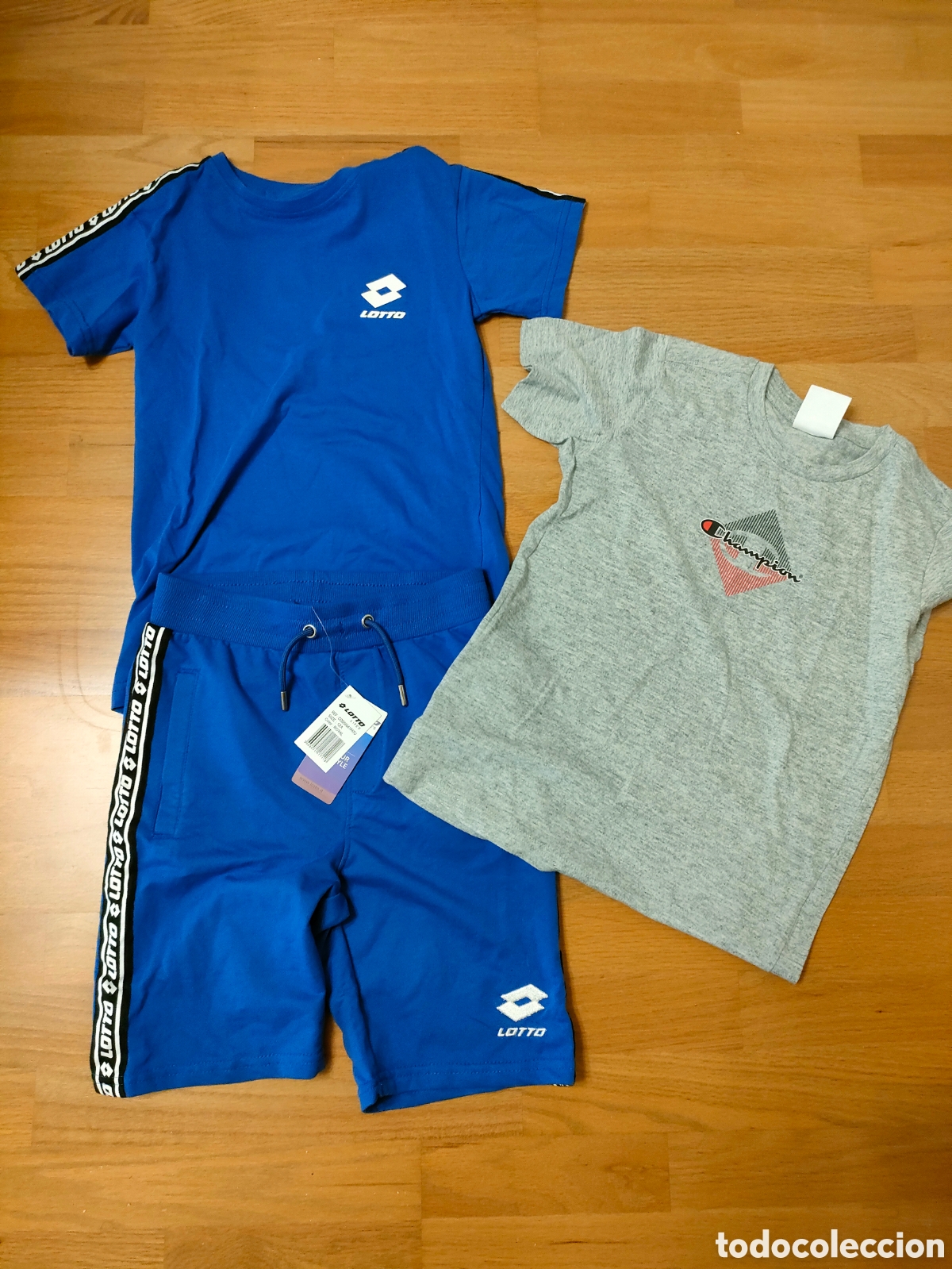 Nuevo: TRAJES LOTTUS Y CAMISETA CHAMPIONS, 9 A&Ntilde;OS