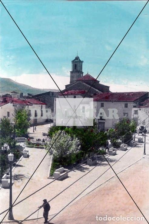 Nuevo: SALSADELLA CASTELLON EN EL RECUERDO, PLAZA DE LA POBLACI&Oacute;N E IGLESIA COLOREADA TD 83