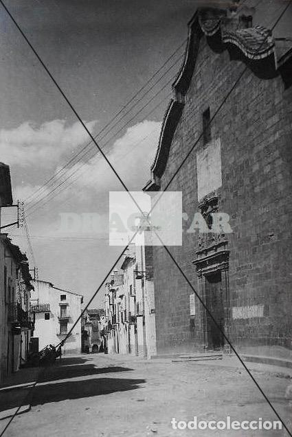 Nuevo: SALSADELLA CASTELLON EN EL RECUERDO, CALLE Y FACHADA PRINCIPAL IGLESIA PARROQUIAL POBLACI&Oacute;N TD 83