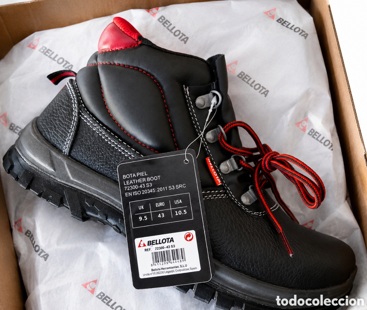 Nuevo: Botas de seguridad Bellota Classic S3 72300 &ndash; Talla 43 &ndash; Nuevas