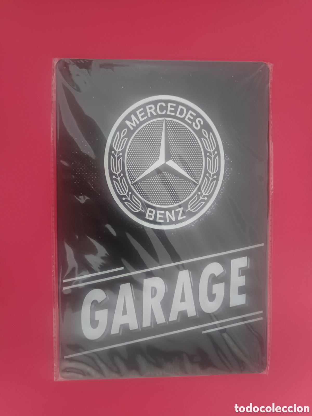 Nuevo: Cartel Met&aacute;lico Mercedes-Benz Garage