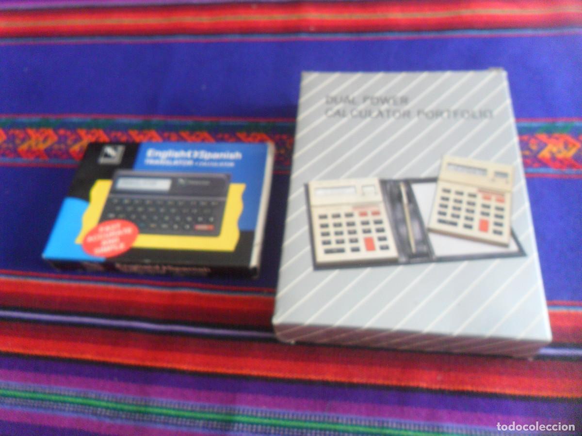 Nuevo: PEUGEOT TABOT SIN USO CALCULADORA DUAL POWER CALCULATOR PORTFOLIO Y TRANSLATOR WWI ENGLISH SPANISH.