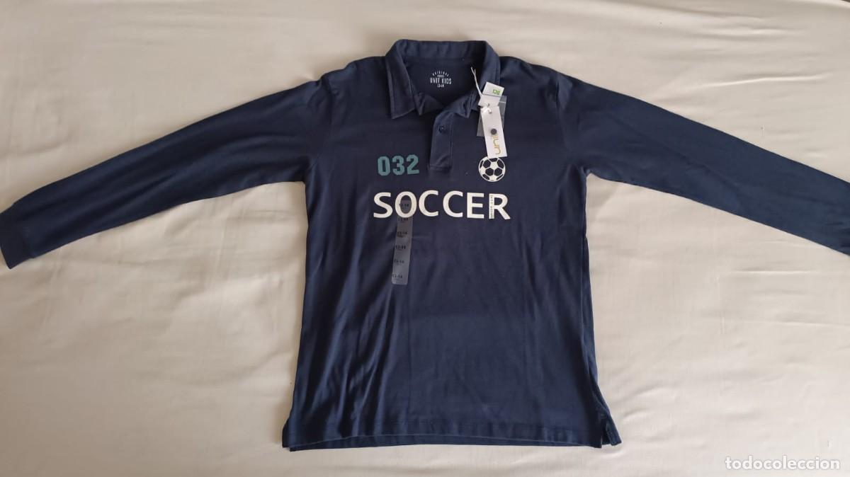 Nuevo: CAMISETA POLO RUGBY MANGA LARGA UNIT KIDS - EL CORTE INGL&Eacute;S - TALLA 13/14.