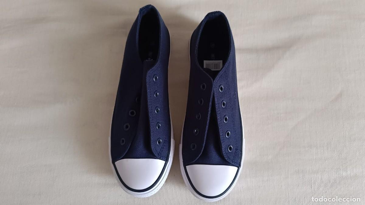 Nuevo: ZAPATILLAS DE LONA NI&Ntilde;O MARCA UNIT - EL CORTE INGL&Eacute;S - TALLA 38 - NUEVAS, A ESTRENAR !!.