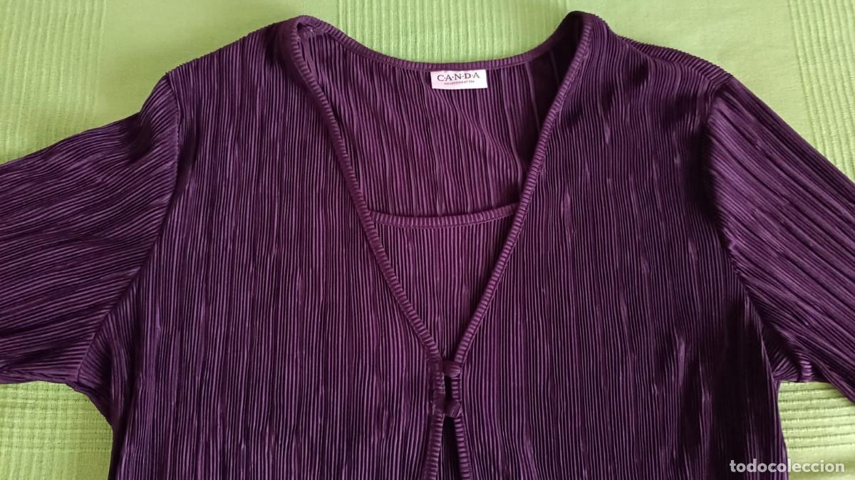Nuevo: BLUSON DOBLE SE&Ntilde;ORA MORADO - CANDA - C&A - TALLA 52. - Foto 7