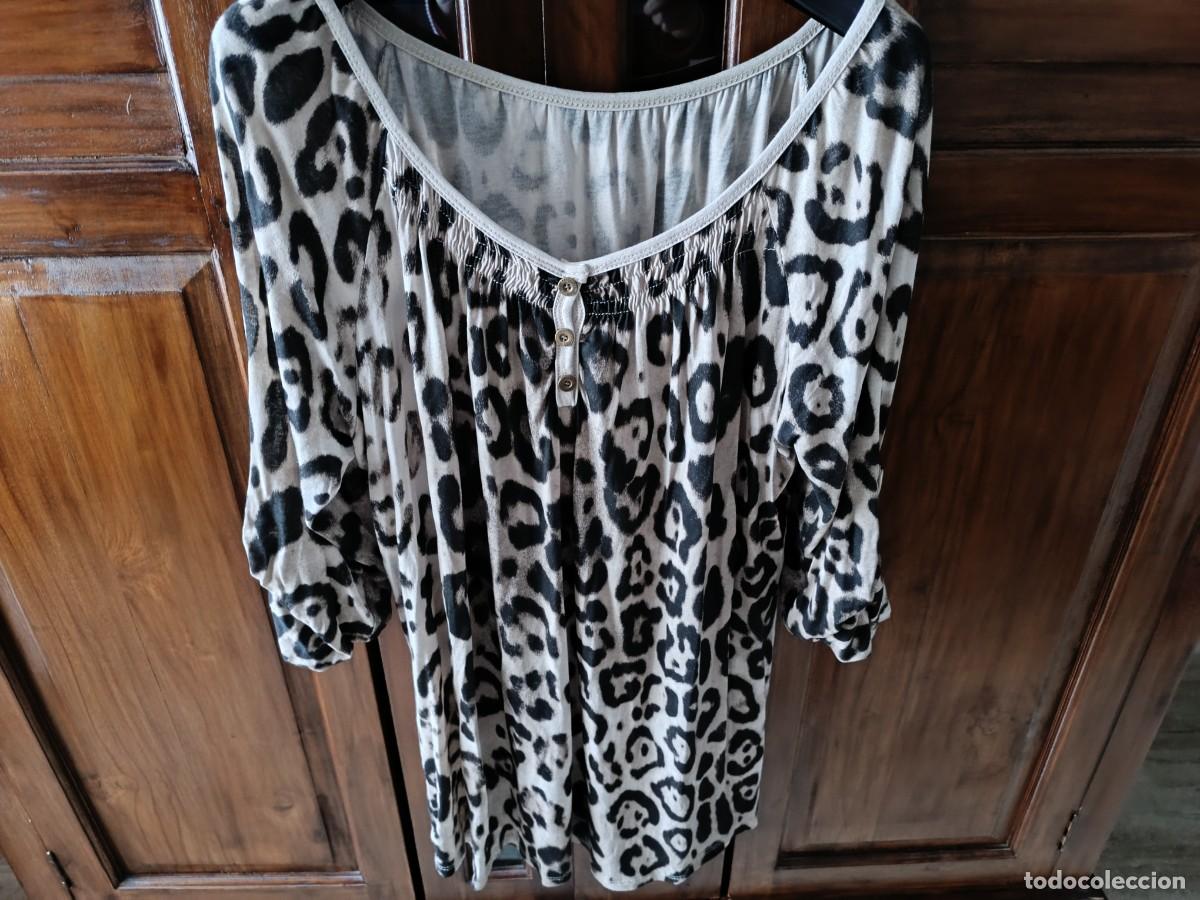 Nuevo: BLUS&Oacute;N SE&Ntilde;ORA PRINT ANIMAL - TALLA XL.