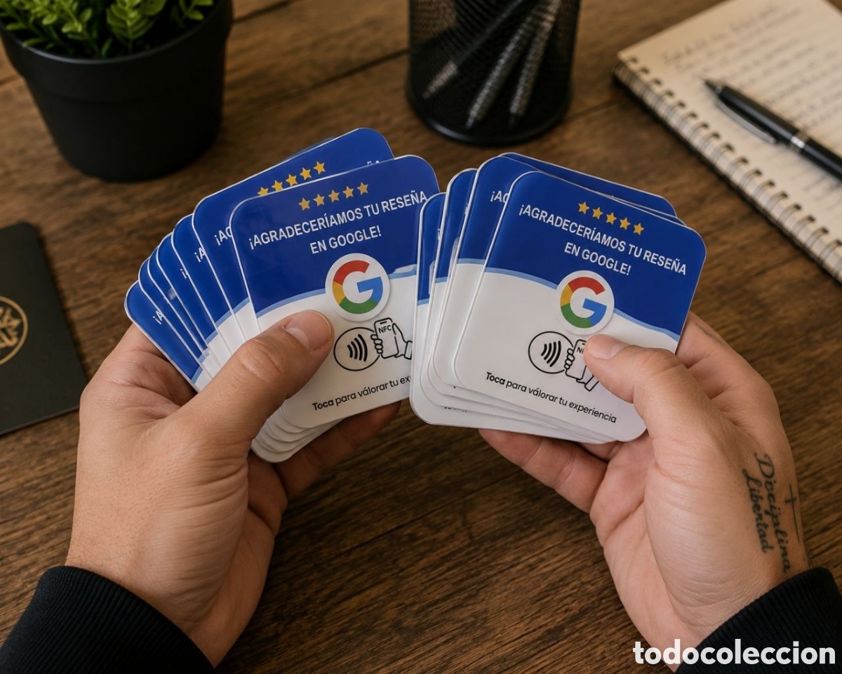 Nuevo: Placa NFC est&aacute;ndar para rese&ntilde;as de Google