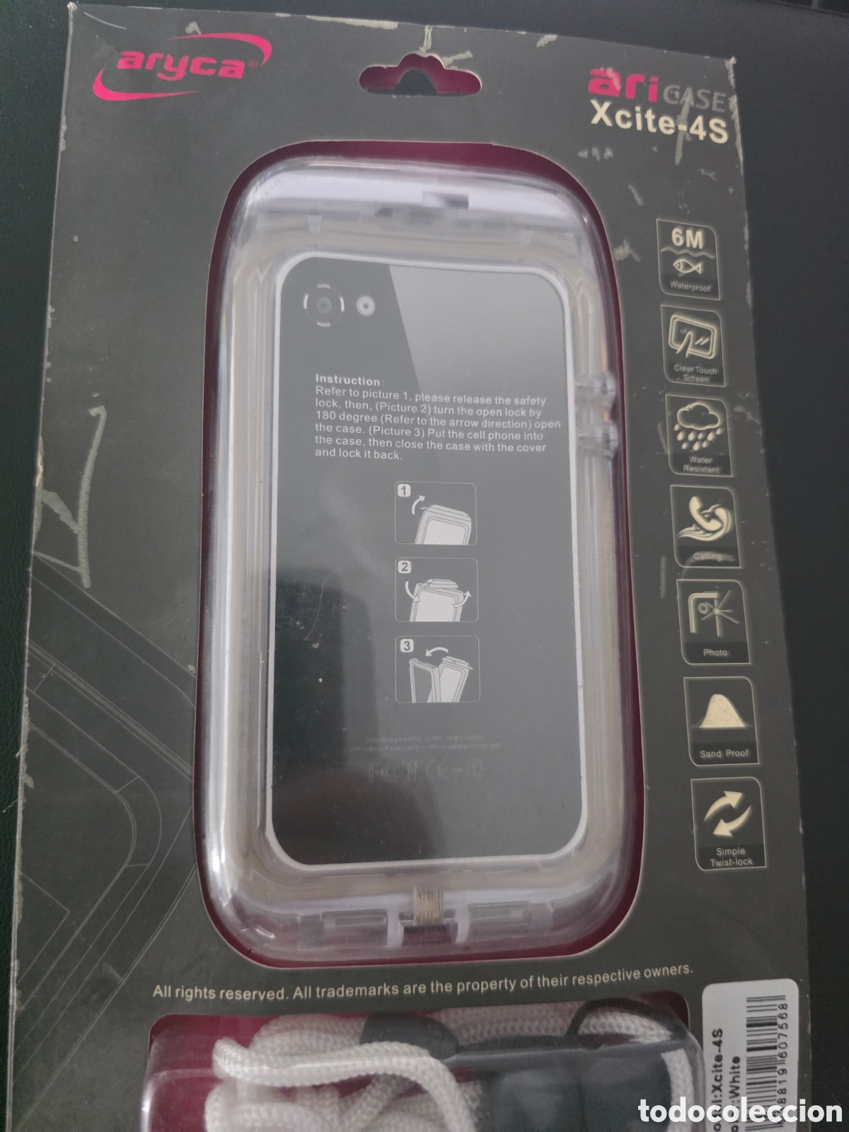 Nuevo: FUNDA SMARTPHONE PARA AGUA..COMPATIBLE IPHONE 4 Y 4S..AUN EN SU CAJA
