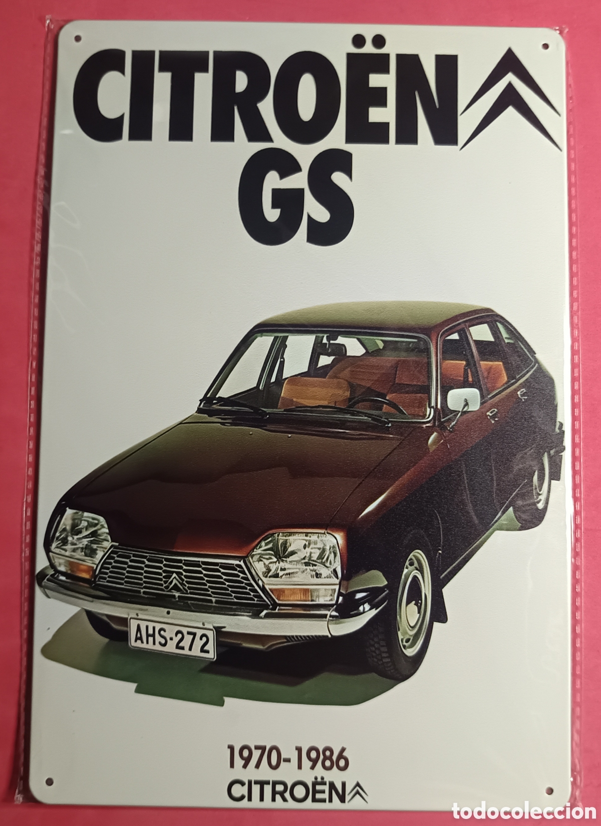 Nuevo: Cartel Met&aacute;lico Citro&euml;n GS