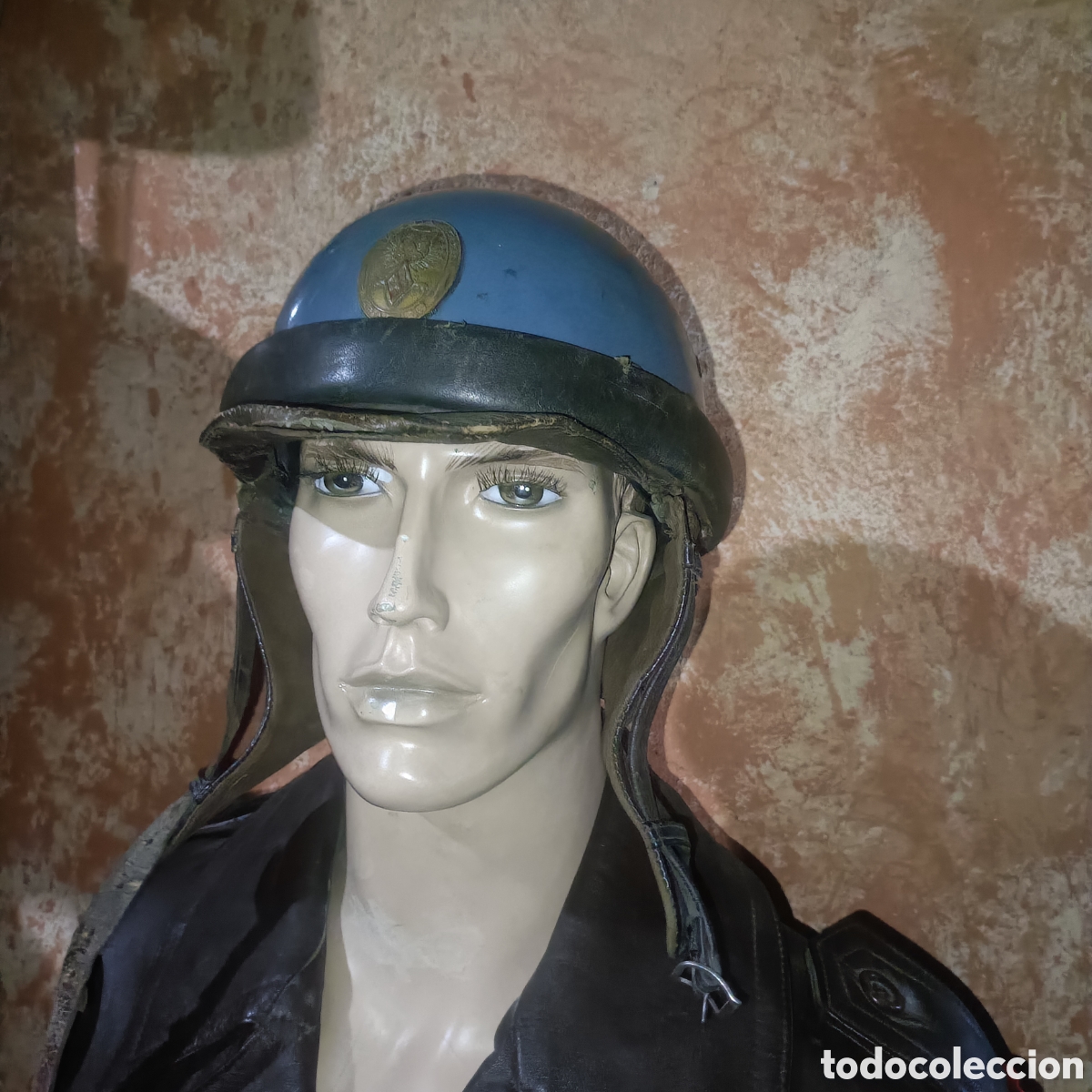 Nuevo: Conjunto casco y chaquet&oacute;n primer modelo Guardia civil tr&aacute;fico