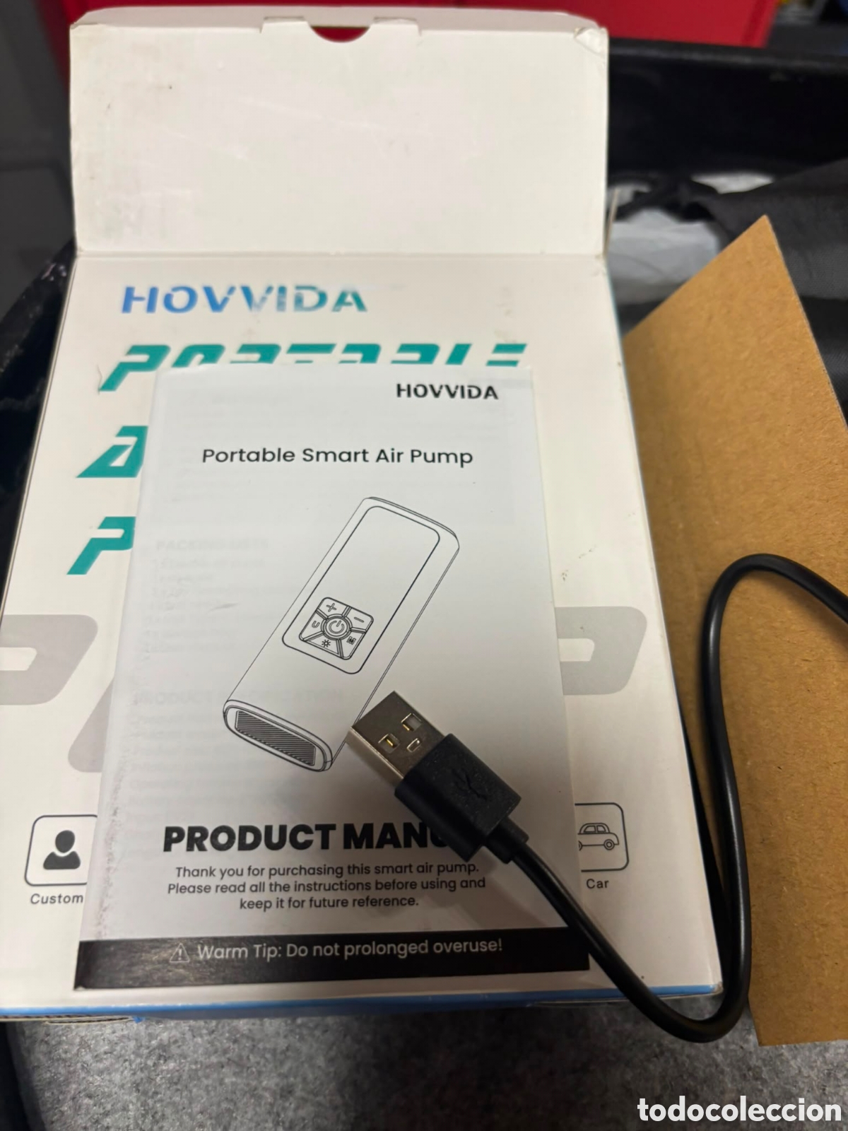 Nuevo: Compresor Aire Port&aacute;til Recargable HOVVIDA - Foto 10