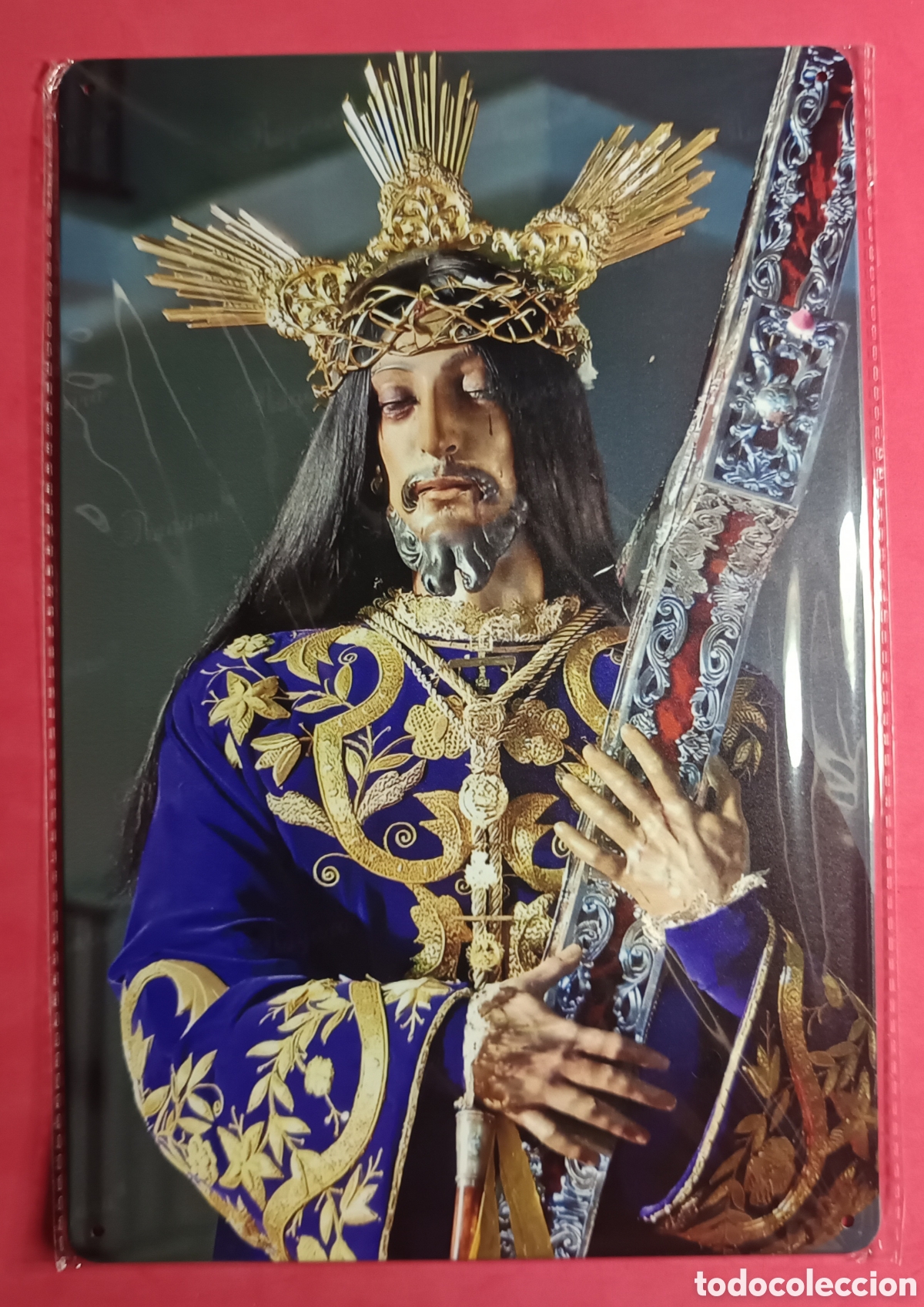 Nuevo: Cartel Met&aacute;lico Jes&uacute;s Corona Espinas