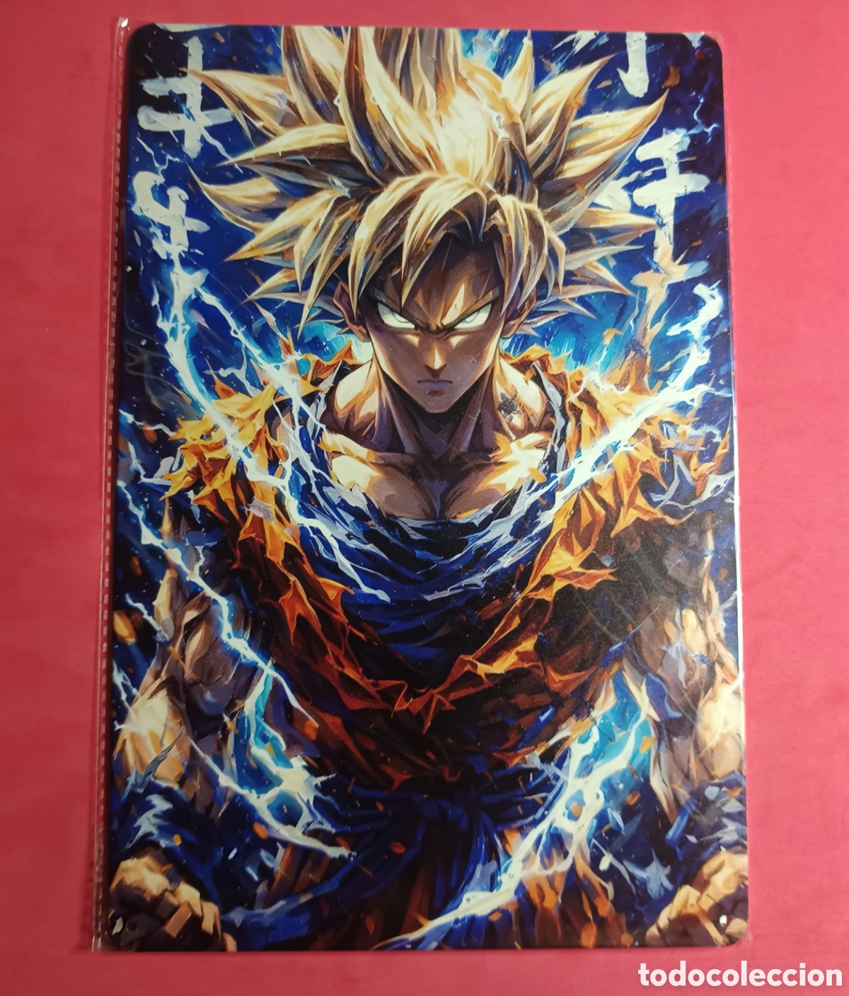 Nuevo: Cartel Met&aacute;lico Goku Super Saiyan