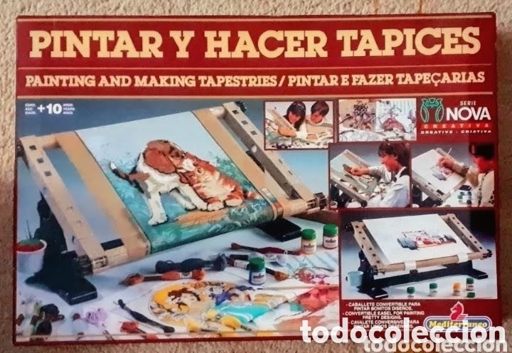 Neuf: PINTAR Y HACER TAPICES mediterr&aacute;neo COMPLETO: EN IMPECABLE ESTADO/PRECINTADO DE ORIGEN/SIN ESTRENAR.