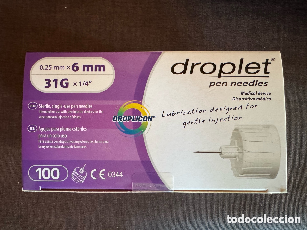Nuevo: CAJA 100 AGUJAS 6mm PARA PLUMA - Foto 1