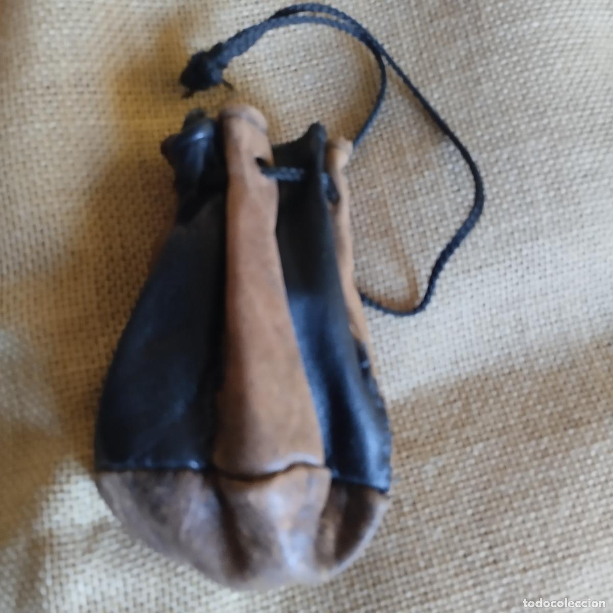 Nuevo: BOLSA DE CUERO PARA MONEDAS RECREACION