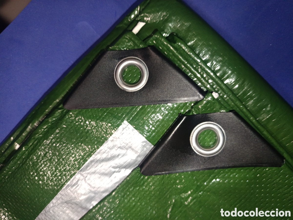 Nuevo: Toldo verde con ojales