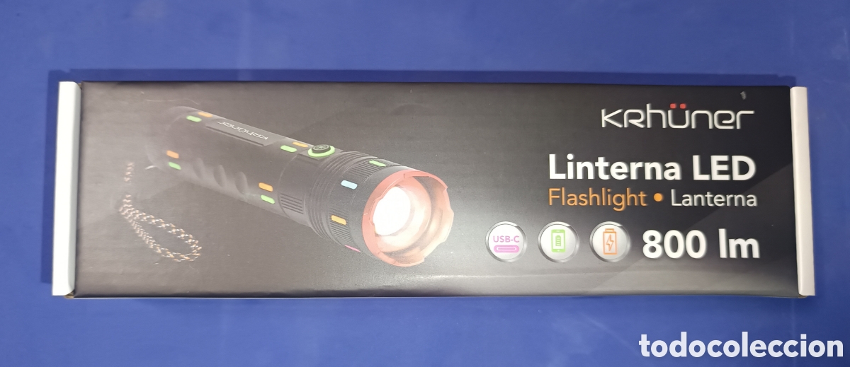 Nuevo: Linterna LED Recargable Krhuner - Foto 5