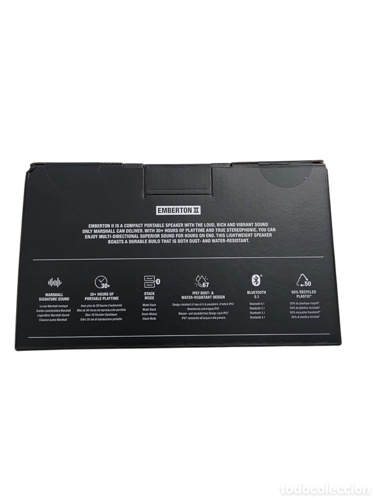 Nuevo: Altavoz Marshall Emberton II Bluetooth Negro - Foto 3