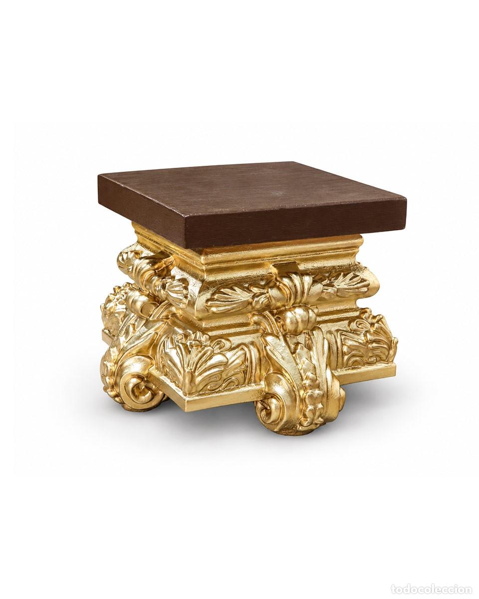 Neu: Peana base cobre, dorado y base marr&oacute;n