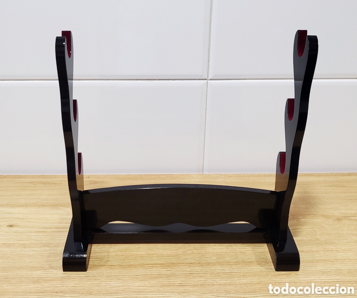Nuevo: Soporte para tres katanas en madera a estrenar - Foto 5