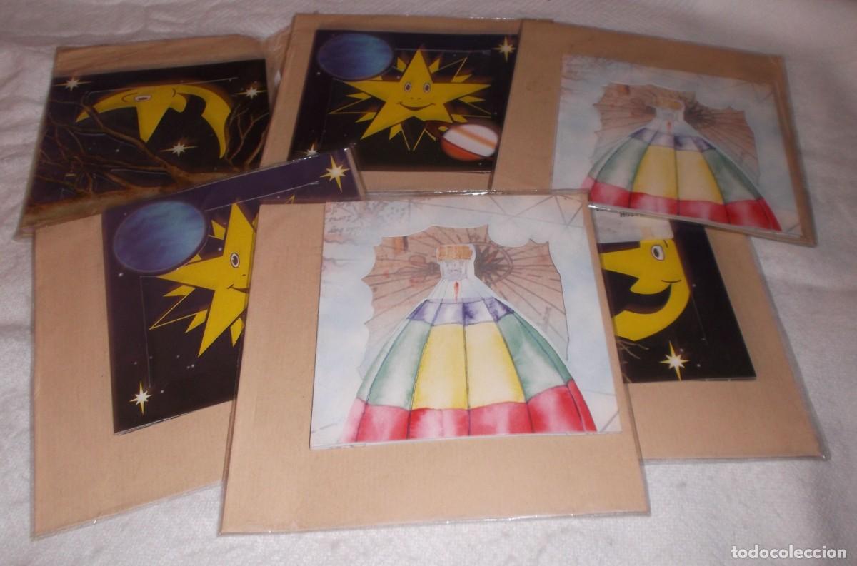 Nuevo: postales para aniversario lote de seis con su sobre precintadas