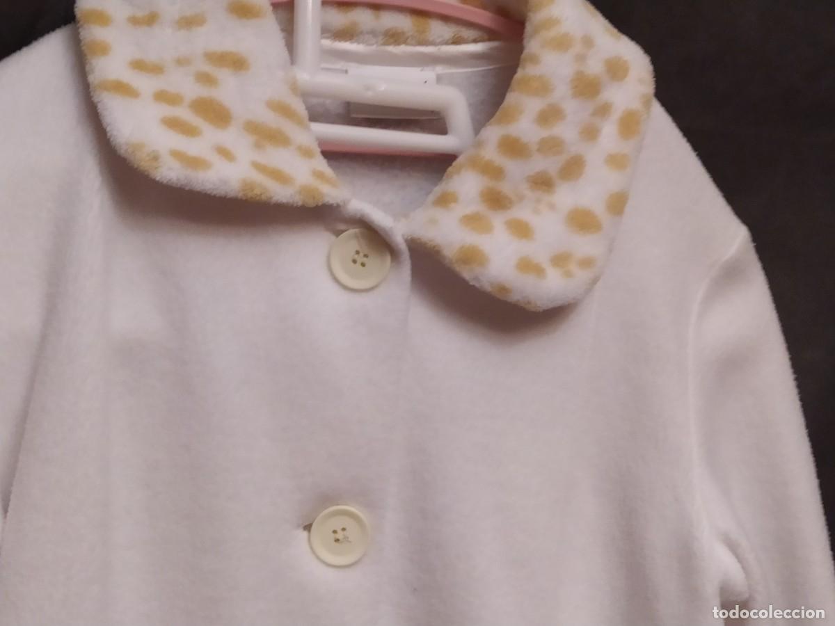 Nuevo: Chaqueta de lana o bata de lana de gran calidad,cuello cuello de peluche bolsillos