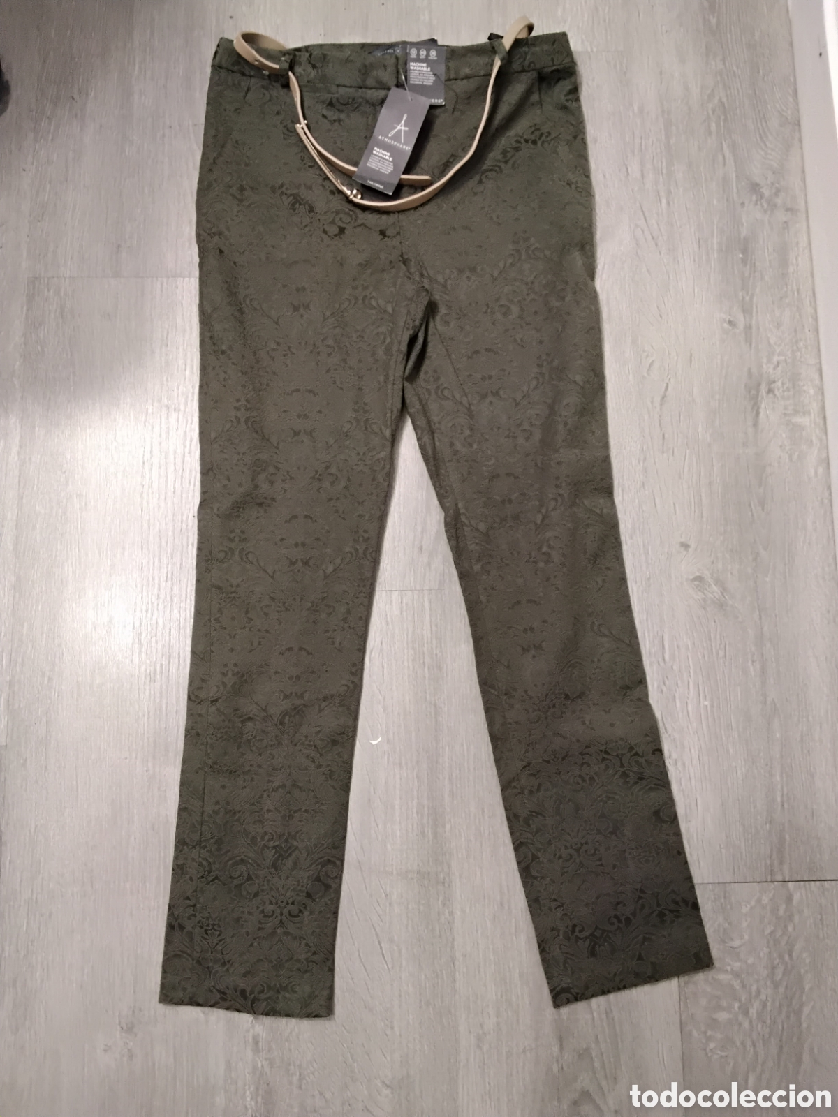 Nuevo: Pantal&oacute;n Vestir Estampado Brocado - Foto 2