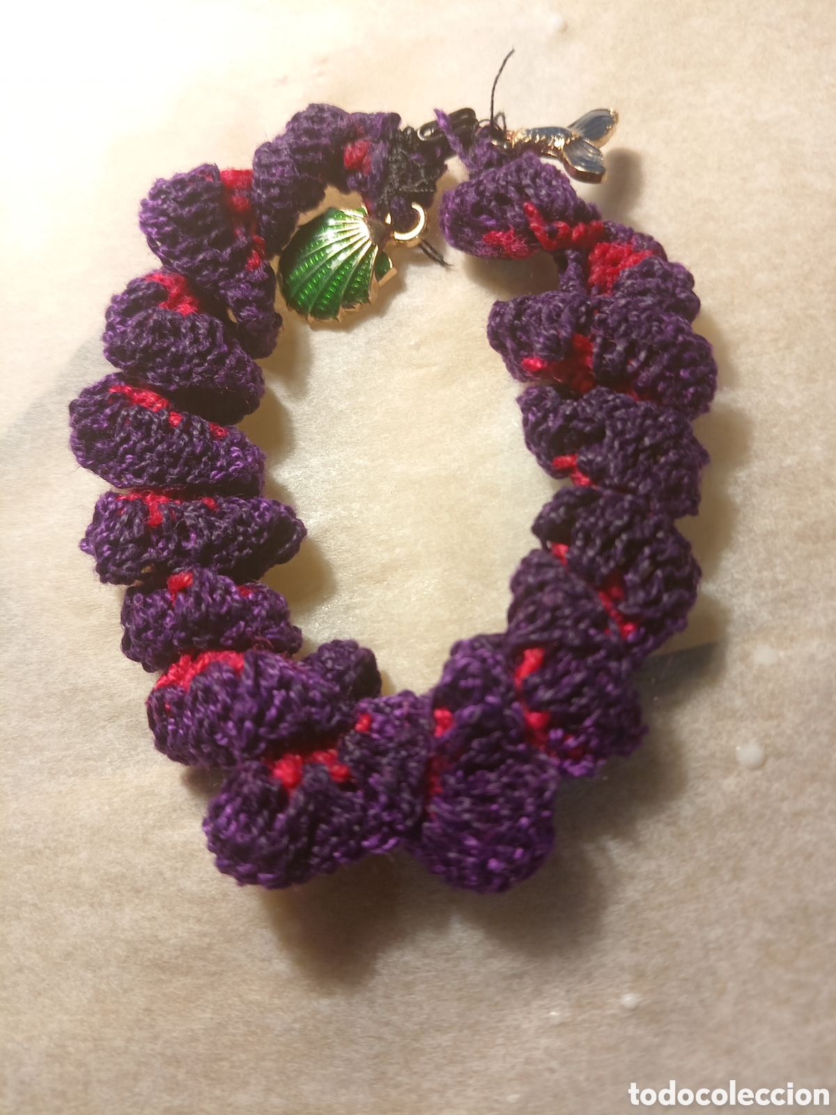Nuevo: Pulsera de mujer ganchillo
