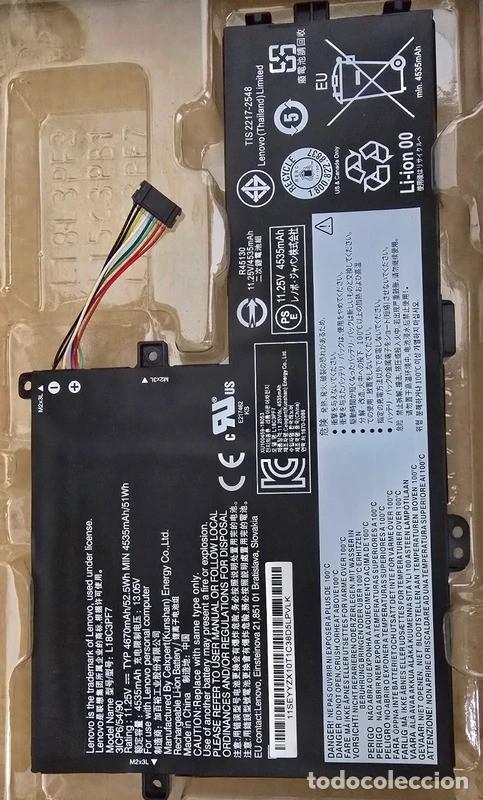 Nuevo: Bater&iacute;a Lenovo L18C3PF7 52,5Wh IdeaPad S340/C340 Nueva