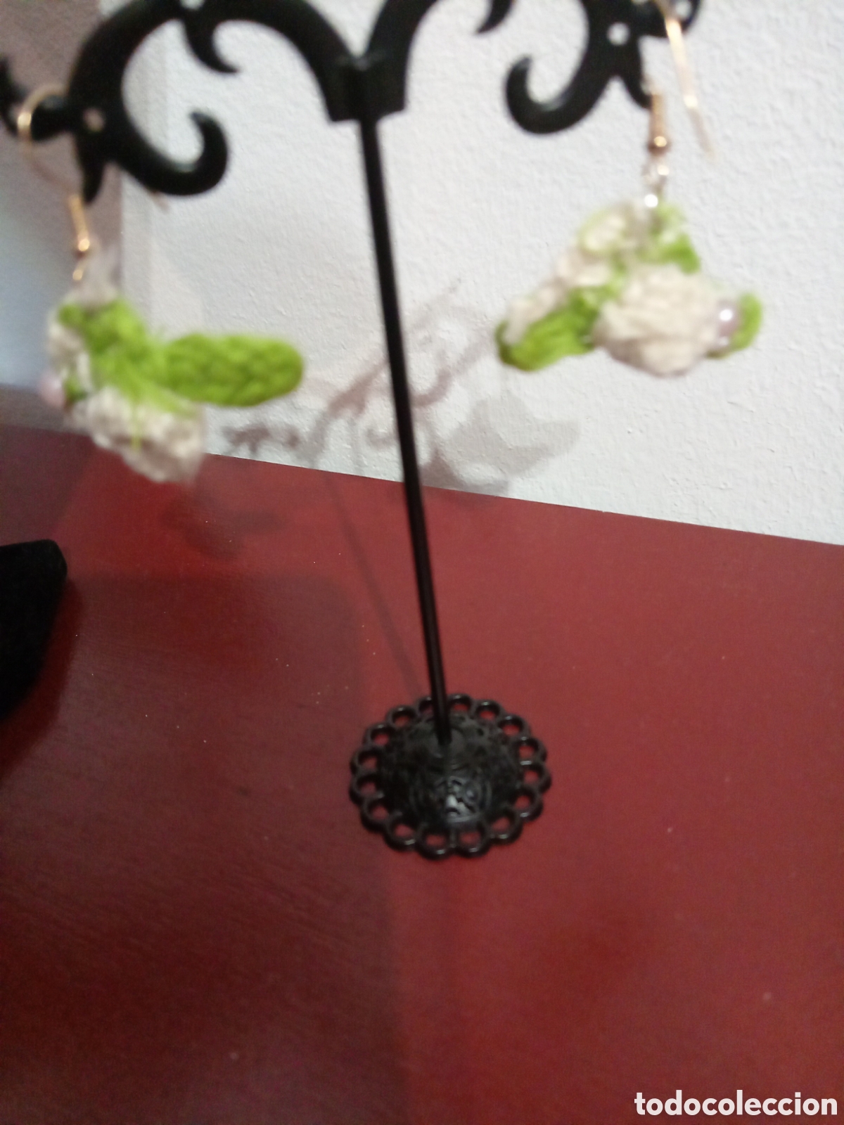 Nuevo: Conjunto de collar y pendientes hechos a mano - Foto 4