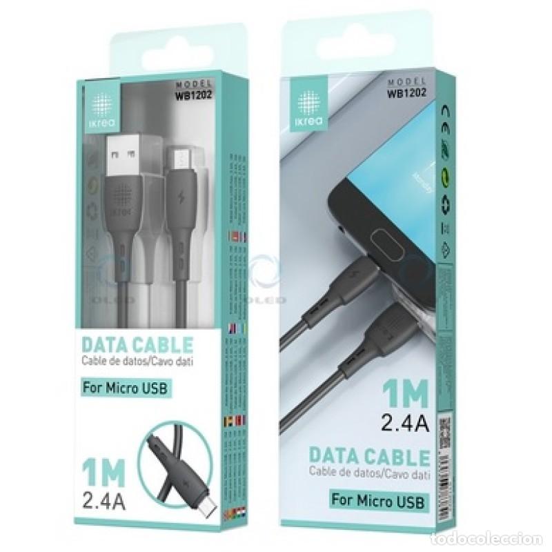 Nuevo: Cable Micro-Usb WB1202 2.4A 1M Nuevo