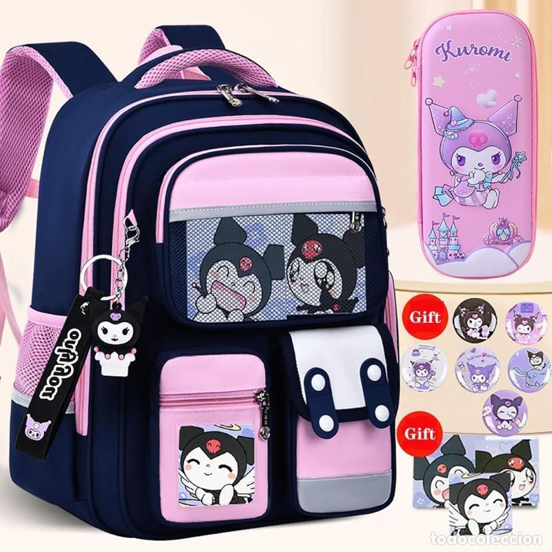 Nuevo: Mochila KUROMI Mod392816cm con estuche Nuevo