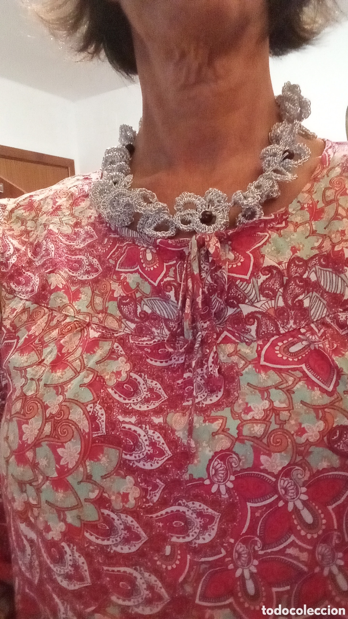 Nuevo: Collar de ganchillo para mujer