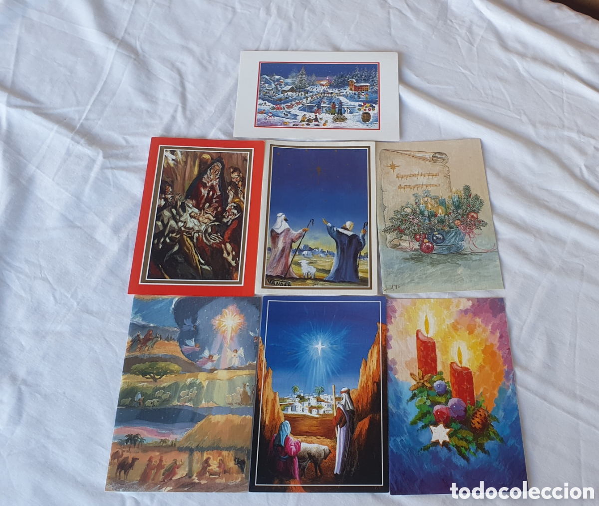 Nuevo: Paquete de 5 Postales de Navidad con Sobre (Nuevas)