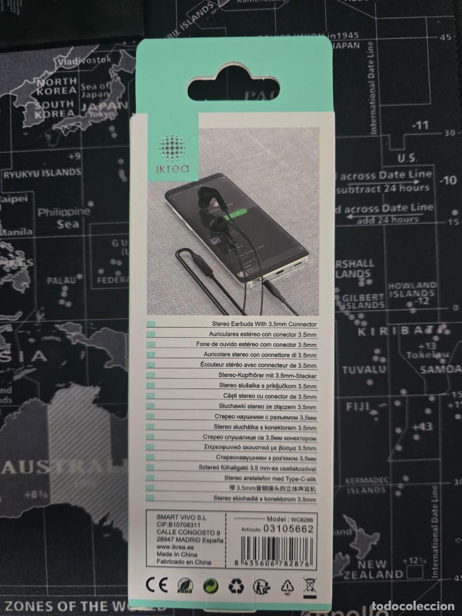 Nuevo: Auriculares IKREA WC8286 3,5mm 1,2m con Micr&oacute;fono Nuevos