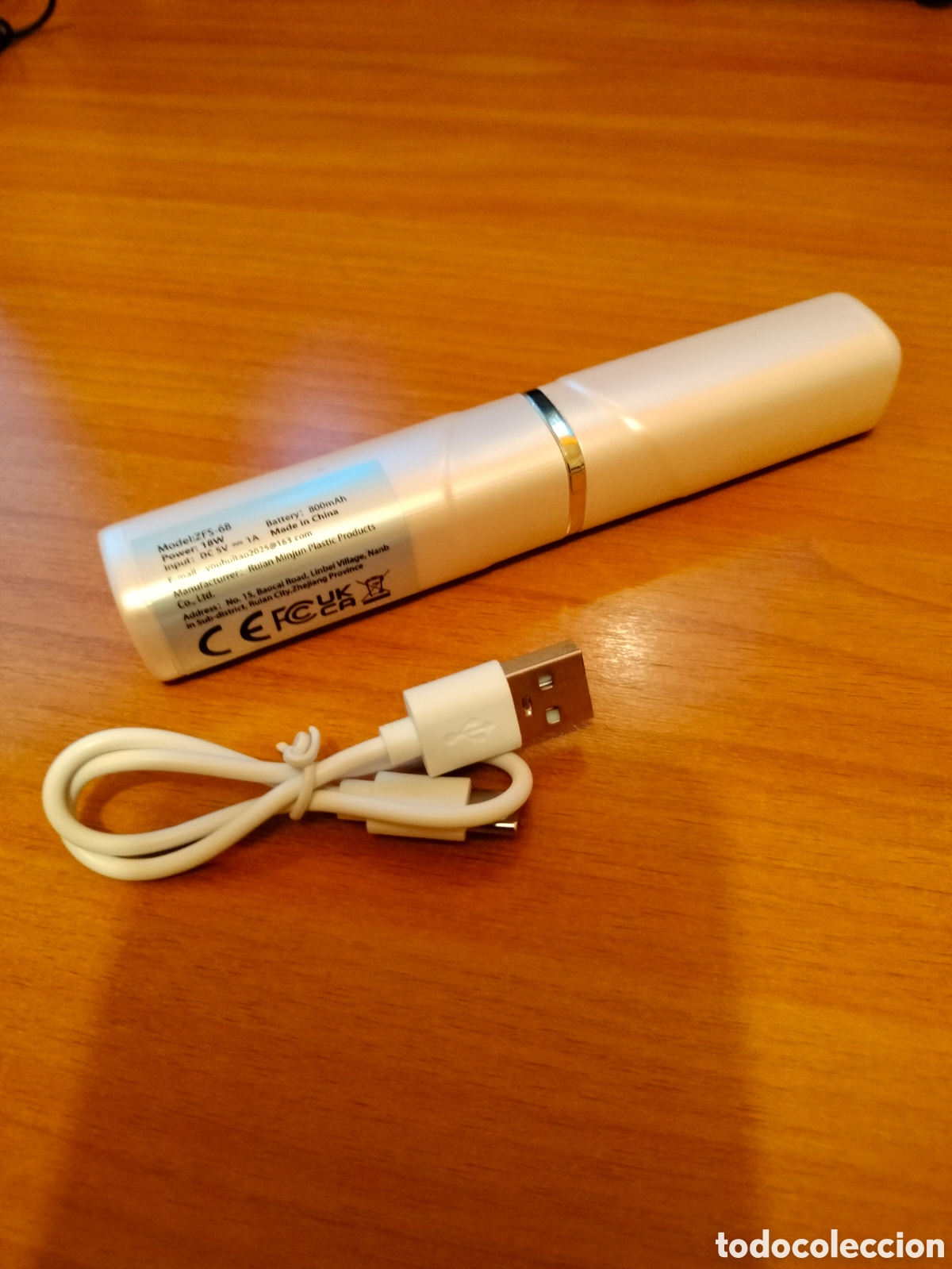 Nuevo: Mini cepillo alisador de pelo inal&aacute;mbrico y recargable - Foto 4