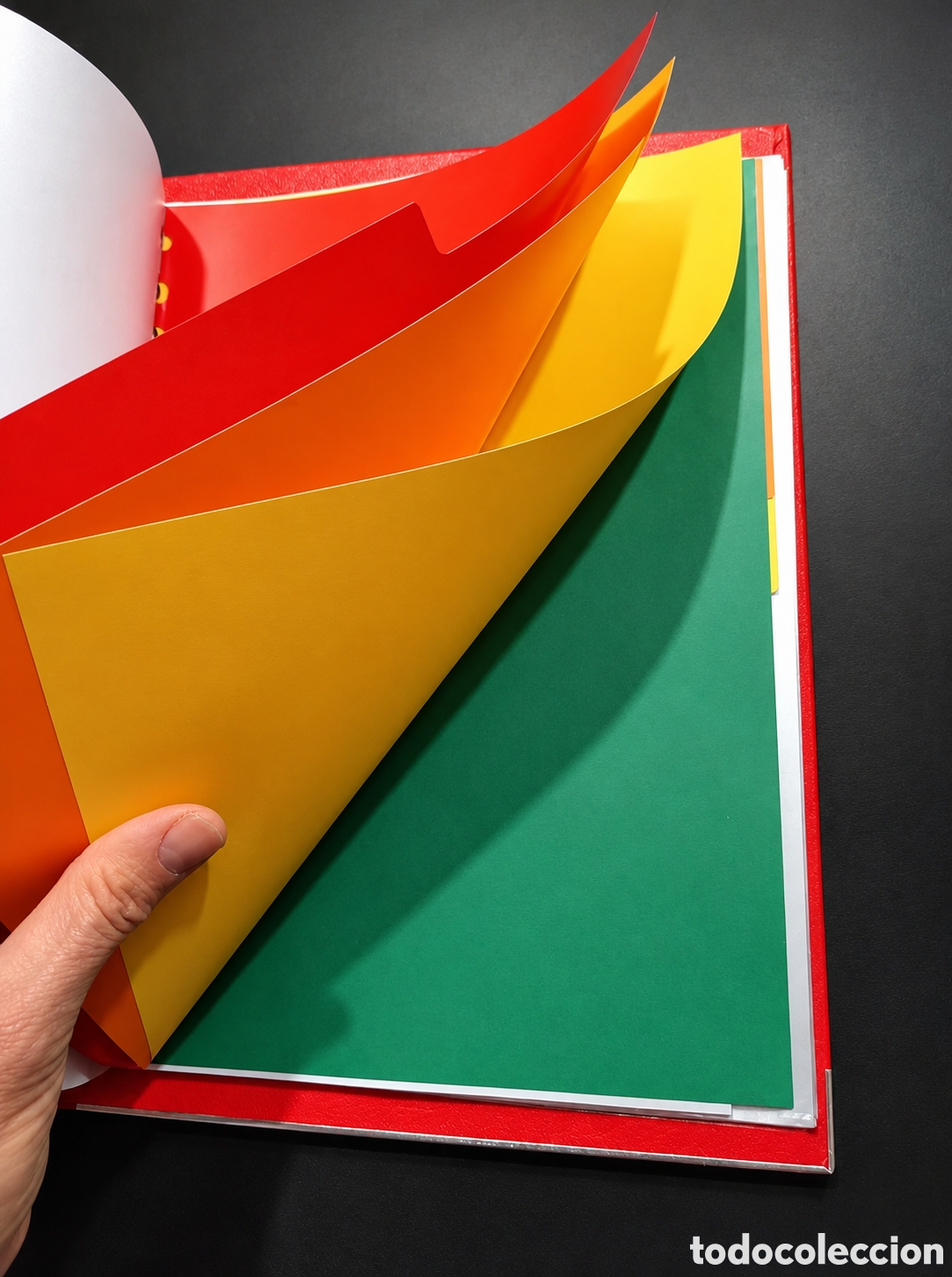 Nuevo: Carpesano archivador A4 rojo con separadores alfab&eacute;ticos y de colores