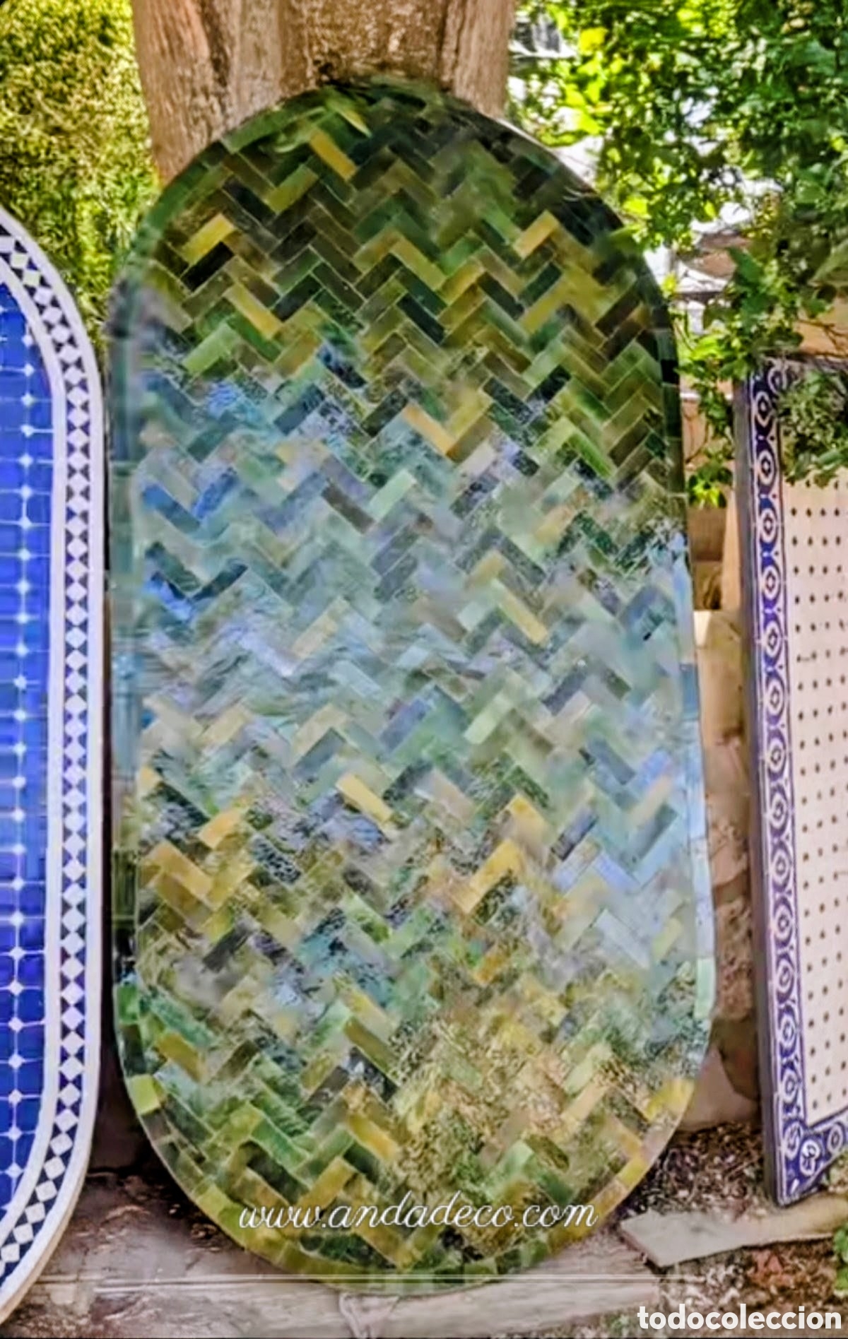 Nuevo: Mesa de mosaico artesanal - Foto 2